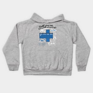 Build your own time machine and spacecraft Kids Hoodie